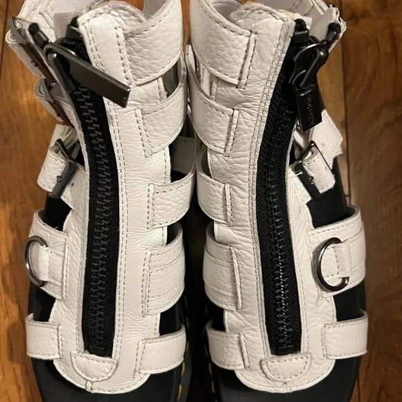 Dr. Martens White Gladiator Sandals, Women’s 8 - Picture 3 of 7